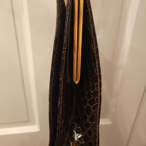 Crocodile alligator handbag - Picture 6 of 14